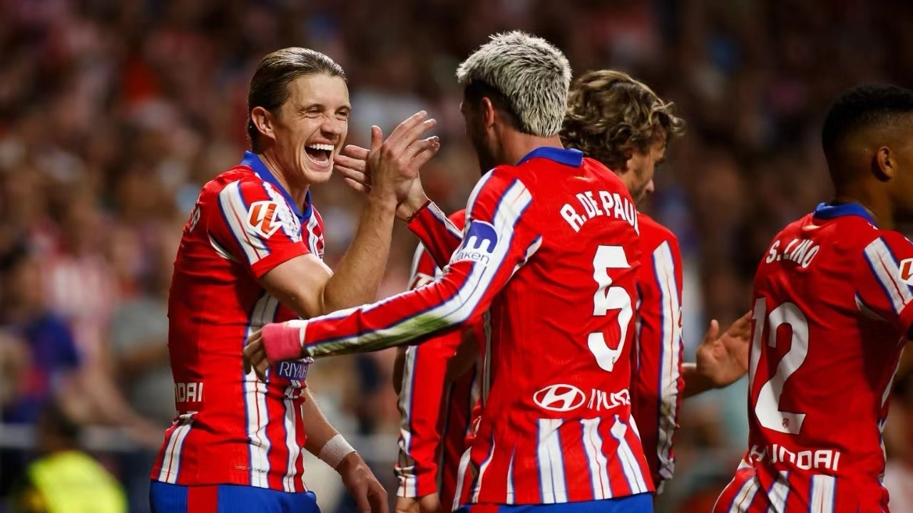 马德里竞技队长准备国际比赛